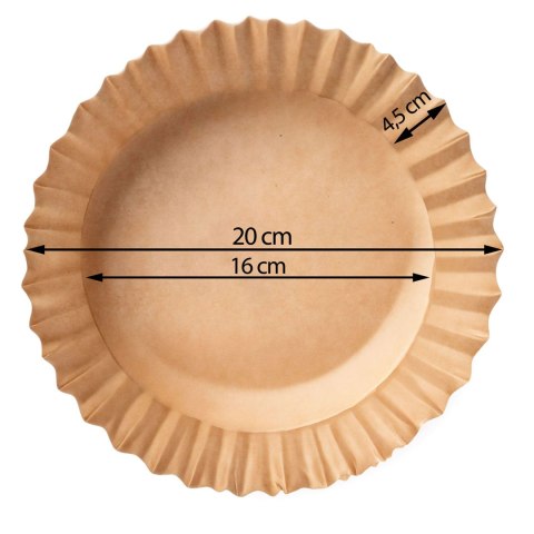 Papier Do Pieczenia Do Frytkownicy Airfryer Berdsen BD-652 20 Cm 50 Szt