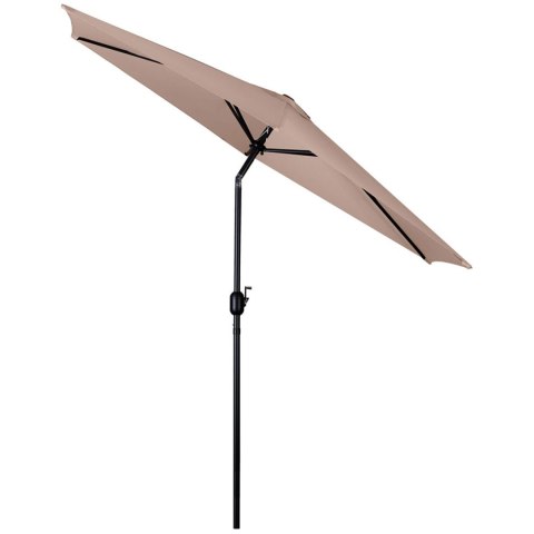 Duży Parasol Ogrodowy Plonos + Pokrowiec 300 cm – Beżowy i Wodoodporny Duży Parasol Ogrodowy Plonos + Pokrowiec 300 cm – Beżowy i Wodoodporny