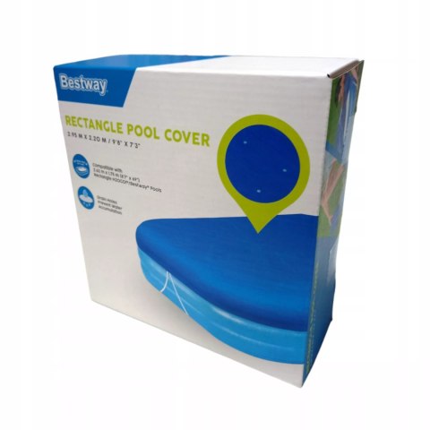 Bestway Przykrycie na Basen 58319 – Wytrzymała Plandeka 262 x 175 cm Bestway Przykrycie na Basen 58319 – Wytrzymała Plandeka 262 x 175 cm