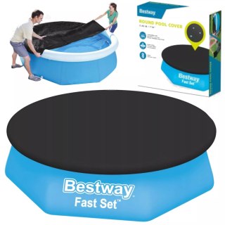 Pokrywa Basenowa Bestway 58032 244 cm – Wytrzymała Plandeka z PCV