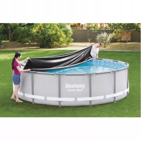 Pokrywa Na Basen 427 Cm Bestway 58248 Plandeka Ochronna Z Linkami