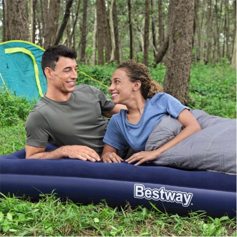 Materac Dmuchany Dwuosobowy Bestway 67002 – Welurowy, 191x137x22 cm