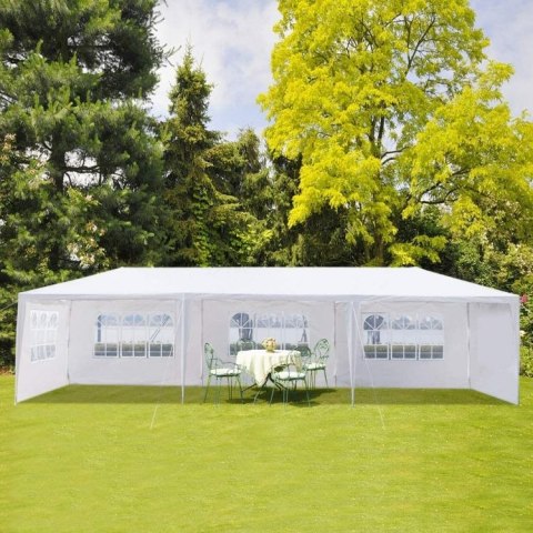 Pawilon Ogrodowy Iventowy MultiGarden 3x9 m – Namiot z 8 Ściankami Biały Pawilon Ogrodowy Iventowy MultiGarden 3x9 m – Namiot z 8 Ściankami Biały