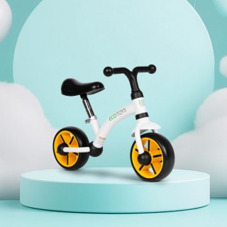 Rowerek Biegowy ECOTOYS – Regulowane Siodełko I Bezpieczna Konstrukcja - Biały
