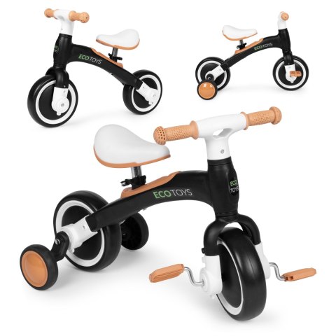 Rowerek Biegowy ECOTOYS 3W1 – Regulacja Siodełka i Odłączane Pedały Rowerek Biegowy ECOTOYS 3W1 – Regulacja Siodełka i Odłączane Pedały