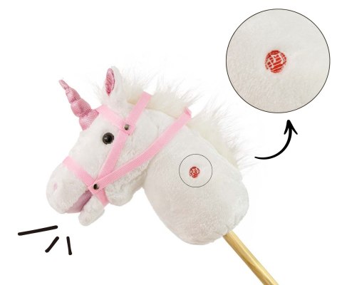 Hobby Horse Koń Na Kiju Z Dźwiękiem 75 cm