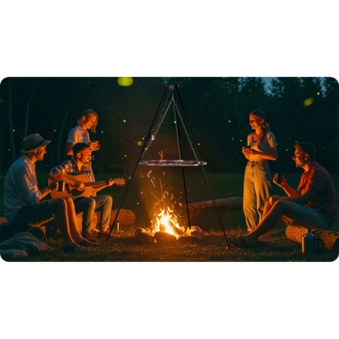 Grill Ogrodowy Trójnóg Berdsen – Regulowany Duży Ruszt 80 cm Grill Ogrodowy Trójnóg Berdsen – Regulowany Duży Ruszt 80 cm
