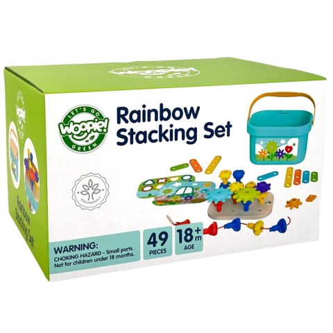 Drewniany Motoryczny Box WOOPIE GREEN Montessori – Zabawka Edukacyjna 12w1 Drewniany Motoryczny Box WOOPIE GREEN Montessori – Zabawka Edukacyjna 12w1