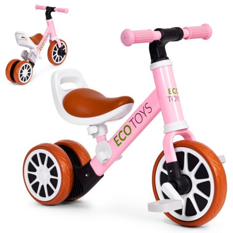 Rowerek Trójkołowy 2w1 ECOTOYS – Funkcja Biegowego I Standardowego