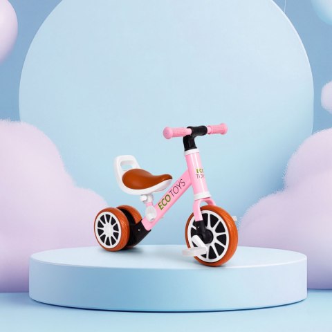 Rowerek Trójkołowy 2w1 ECOTOYS – Funkcja Biegowego I Standardowego