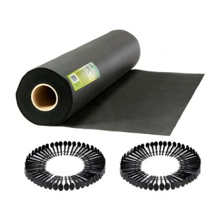 Agrotkanina Ogrodowa Plonos 1,6 m x 100 m, Gramatura 90 g/m2 + 100 Szpilek