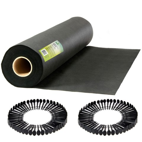 Agrotkanina Ogrodowa Plonos 1,6 m x 100 m, Gramatura 90 g/m2 + 100 Szpilek Agrotkanina Ogrodowa Plonos 1,6 m x 100 m, Gramatura 90 g/m2 + 100 Szpilek