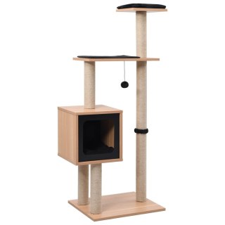 Drapak dla Kota – Domek, Sizalowa Mata, Platformy, 123 cm
