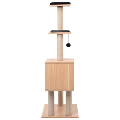 Drapak dla Kota – Domek, Sizalowa Mata, Platformy, 123 cm Drapak dla Kota – Domek, Sizalowa Mata, Platformy, 123 cm