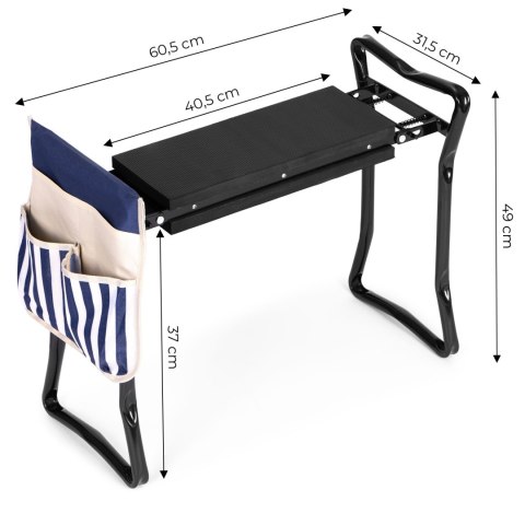 Klęcznik Taboret Ogrodowy Do Pracy w Ogrodzie 2w1 MultiGarden