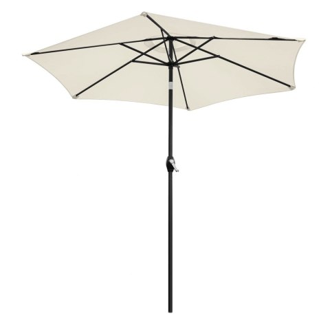 Składany Parasol Ogrodowy 210 cm Beżowy Bauerkraft – Regulacja Wysokości i Nachylenia Składany Parasol Ogrodowy 210 cm Beżowy Bauerkraft – Regulacja Wysokości i Nachylenia