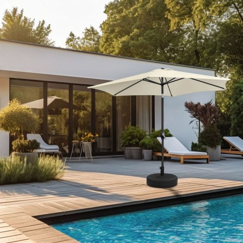 Składany Parasol Ogrodowy 210 cm Beżowy Bauerkraft – Regulacja Wysokości i Nachylenia Składany Parasol Ogrodowy 210 cm Beżowy Bauerkraft – Regulacja Wysokości i Nachylenia