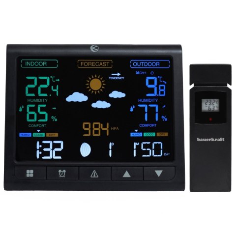 Bezprzewodowa Stacja Pogodowa LCD, Zegar, Prognoza G-967 Bezprzewodowa Stacja Pogodowa LCD, Zegar, Prognoza G-967