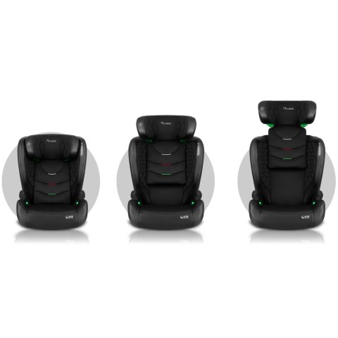 Fotelik samochodowy Nukido Louis ISOFIX i-Size (15-36 kg) - czarny