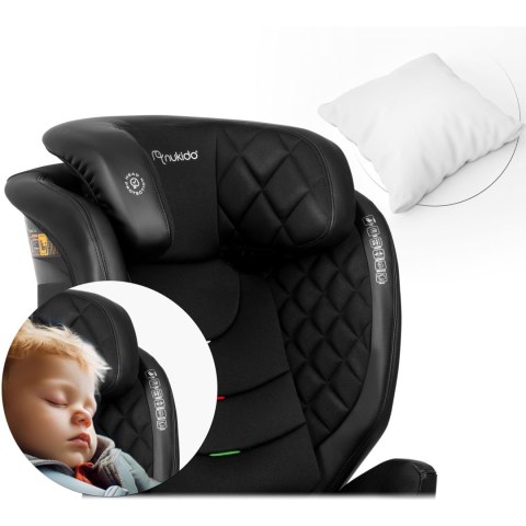 Fotelik samochodowy Nukido Louis ISOFIX i-Size (15-36 kg) - czarny