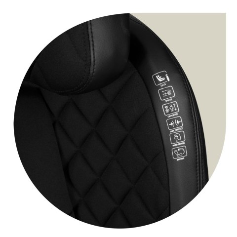 Fotelik samochodowy Nukido Louis ISOFIX i-Size (15-36 kg) - czarny