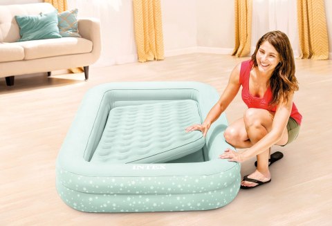 Dziecięcy Materac Dmuchany Intex 66810 Z Pompką - 168x107x25 cm