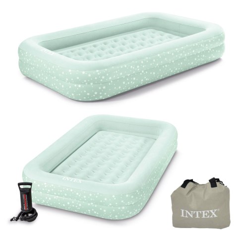 Dziecięcy Materac Dmuchany Intex 66810 Z Pompką - 168x107x25 cm