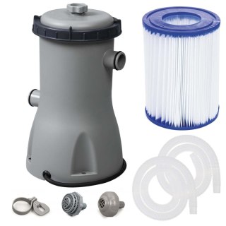Pompa filtrująca 3028 l/h Bestway 58386 filtr typ II 32W węże