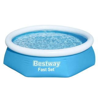 Basen Rozporowy Bestway 57448 244x61 cm – Okrągły, Dmuchany Kołnierz