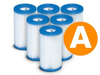 Filtr do pompy basenowej Intex Typ A 6 szt wkład filtracyjny
