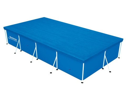 Bestway 58107 Pokrywa do Basenu Stelażowego 400 x 211 cm