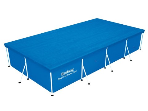 Bestway 58107 Pokrywa do Basenu Stelażowego 400 x 211 cm