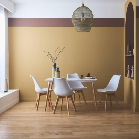 Komplet 4 Krzeseł Skandynawskich ModernHome - Drewno Bukowe, Ekoskóra Komplet 4 Krzeseł Skandynawskich ModernHome - Drewno Bukowe, Ekoskóra