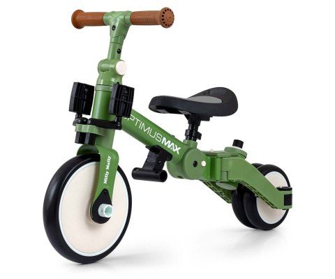 Milly Mally Optimus Max Rowerek 5w1 Trójkołowy Biegowy Z Rączką Green Milly Mally Optimus Max Rowerek 5w1 Trójkołowy Biegowy Z Rączką Green