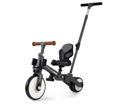 Milly Mally Optimus Max Rowerek 5w1 Trójkołowy Biegowy Z Rączką Grey