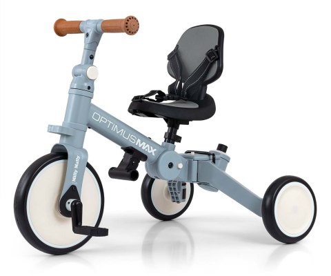 Milly Mally Optimus Max Rowerek 5w1 Trójkołowy Biegowy Z Rączką Denim