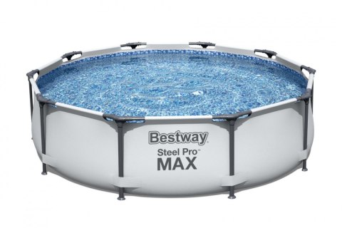 Basen Stelażowy Steel Pro MAX 305x76 Okrągły 10FT BESTWAY 3w1 Basen Stelażowy Steel Pro MAX 305x76 Okrągły 10FT BESTWAY 3w1
