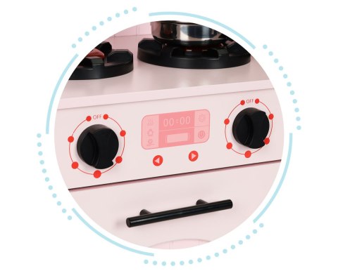 ECOTOYS Drewniana Kuchnia Dla Dzieci Piekarnik Palniki Mikrofala ECOTOYS Drewniana Kuchnia Dla Dzieci Piekarnik Palniki Mikrofala