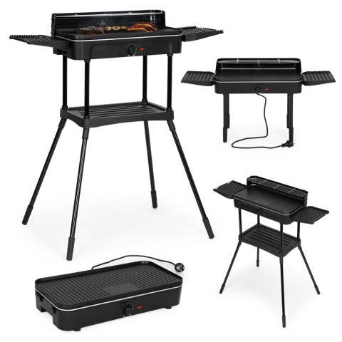 Grill 3w1 Elektryczny MultiGarden 2200W Ruszt 50x25 cm Stojący Stołowy Grill 3w1 Elektryczny MultiGarden 2200W Ruszt 50x25 cm Stojący Stołowy