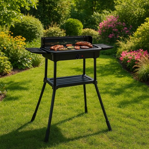 Grill 3w1 Elektryczny MultiGarden 2200W Ruszt 50x25 cm Stojący Stołowy Grill 3w1 Elektryczny MultiGarden 2200W Ruszt 50x25 cm Stojący Stołowy