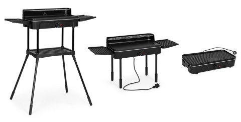 Grill 3w1 Elektryczny MultiGarden 2200W Ruszt 50x25 cm Stojący Stołowy Grill 3w1 Elektryczny MultiGarden 2200W Ruszt 50x25 cm Stojący Stołowy
