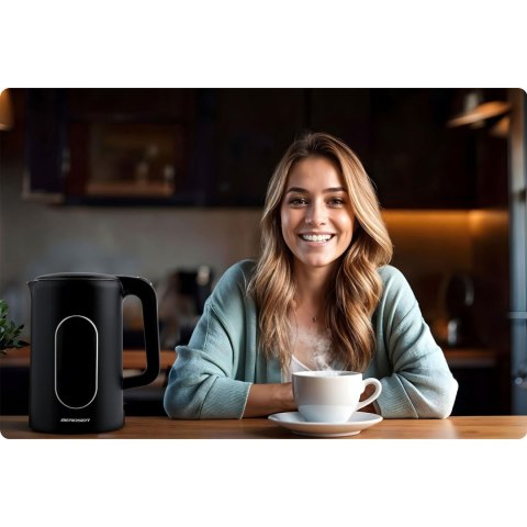 Czajnik Elektryczny Berdsen BD‑712 – Dotykowy Wyświetlacz, 2200 W, LED