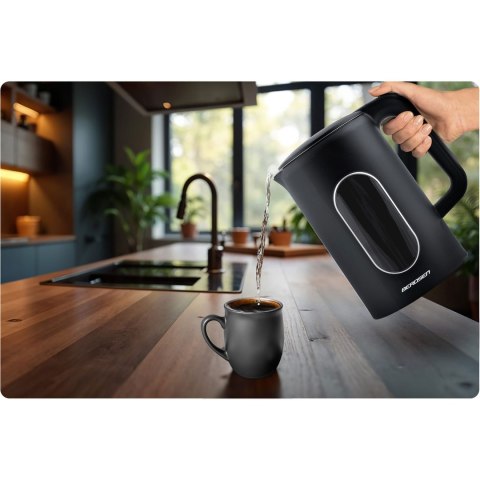 Czajnik Elektryczny Berdsen BD‑712 – Dotykowy Wyświetlacz, 2200 W, LED