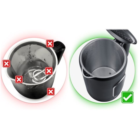 Czajnik Elektryczny Berdsen BD‑712 – Dotykowy Wyświetlacz, 2200 W, LED