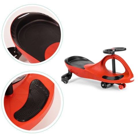 Jeździk Grawitacyjny ECOTOYS LED Czerwony Dla Dzieci Jeździk Grawitacyjny ECOTOYS LED Czerwony Dla Dzieci