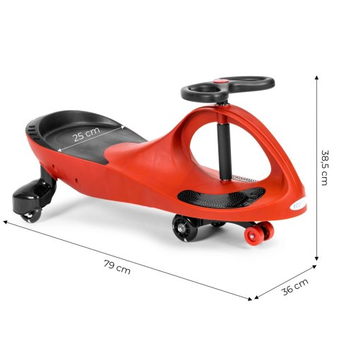 Jeździk Grawitacyjny ECOTOYS LED Czerwony Dla Dzieci Jeździk Grawitacyjny ECOTOYS LED Czerwony Dla Dzieci
