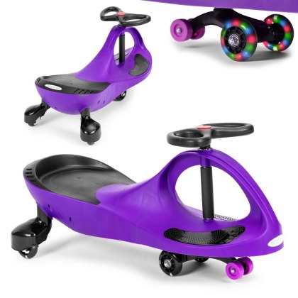 Jeździk Grawitacyjny ECOTOYS LED Fioletowy Dla Dzieci