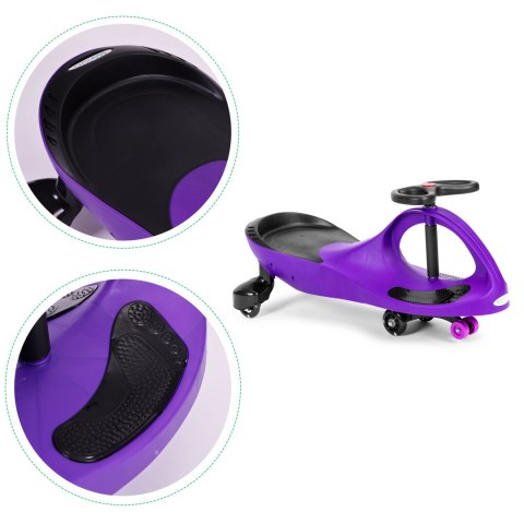 Jeździk Grawitacyjny ECOTOYS LED Fioletowy Dla Dzieci Jeździk Grawitacyjny ECOTOYS LED Fioletowy Dla Dzieci