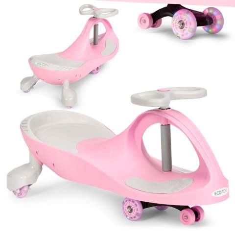 Jeździk Grawitacyjny ECOTOYS LED Różowy Dla Dzieci Jeździk Grawitacyjny ECOTOYS LED Różowy Dla Dzieci