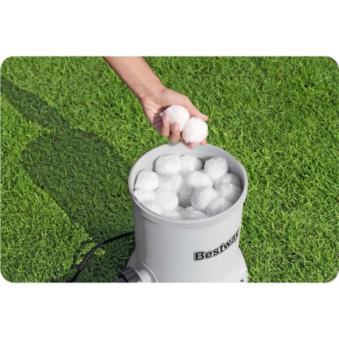 Pompa piaskowa Bestway 5678 l/h 58870 kulki Polysphere Chemconnect